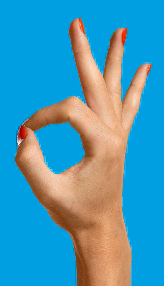 OK hand gesture